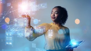 female CTO overseeing credential software and credential exchange